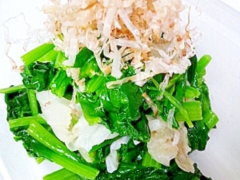 ほうれん草と白菜漬の中華風和え